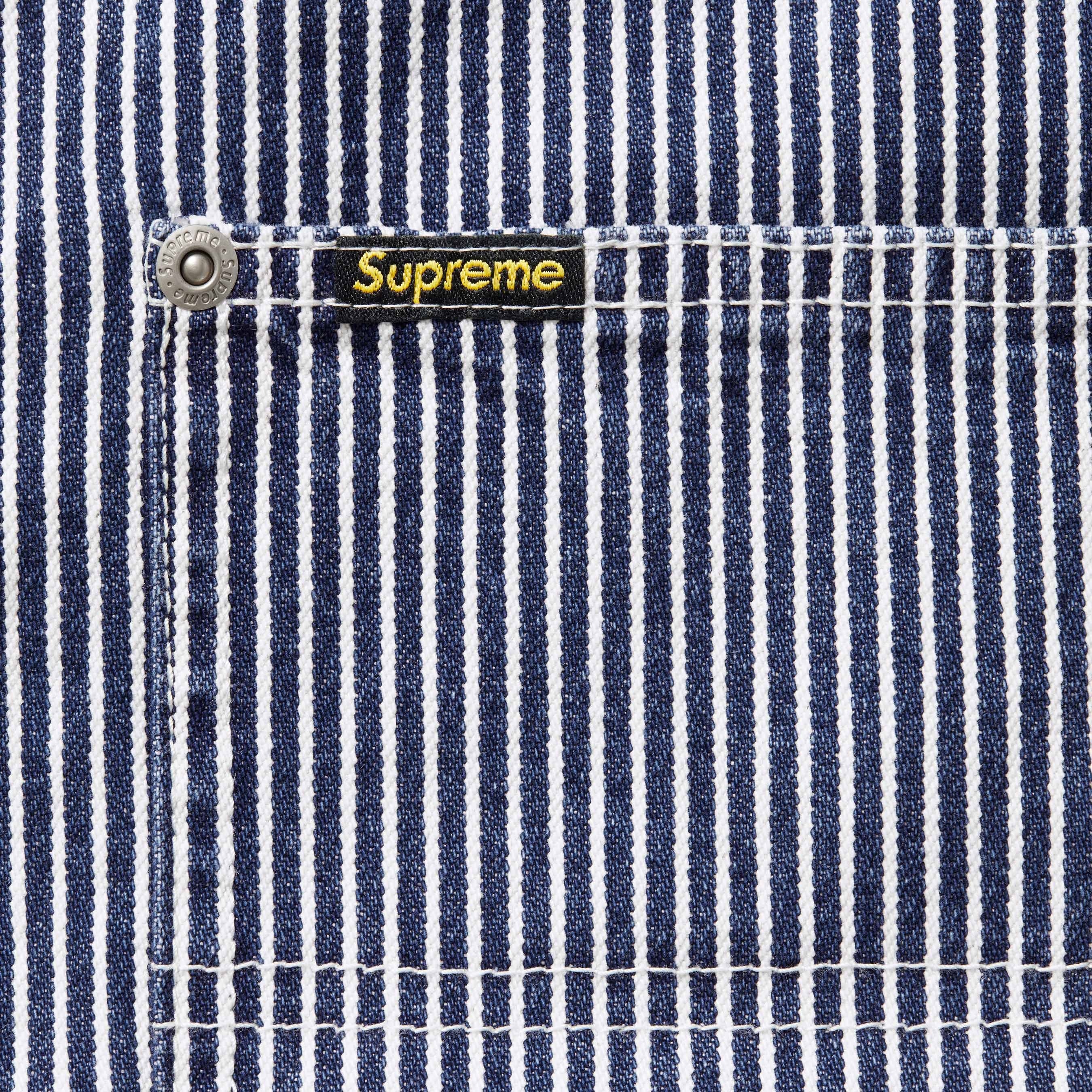 Loose Fit S/S Denim Painter Shirt view 7